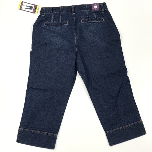 GLORIA Vanderbilt Rhea Capri Stretch Denim ILK85 - Picture 3 of 4